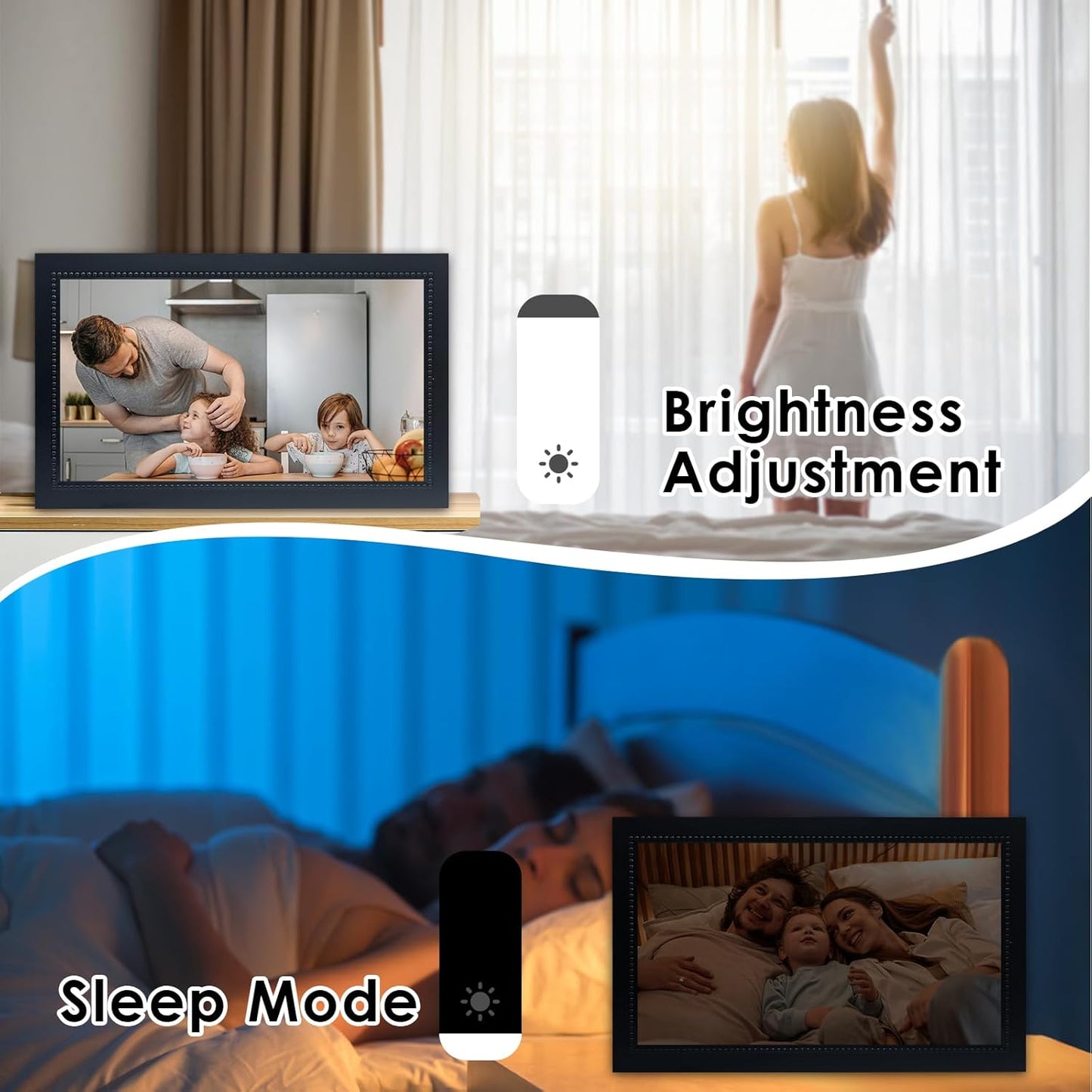 Memories Alive™ - WiFi Digital Photo Frame IPS Touch Screen