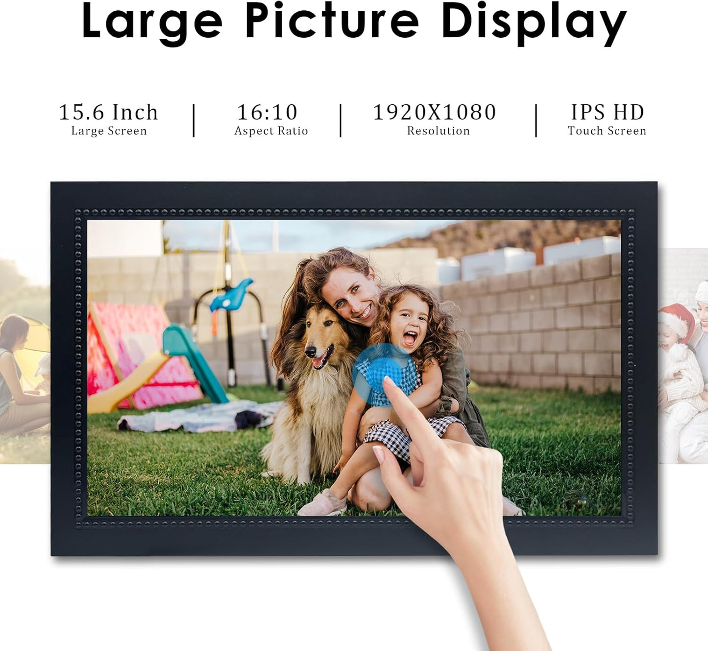 Memories Alive™ - WiFi Digital Photo Frame IPS Touch Screen