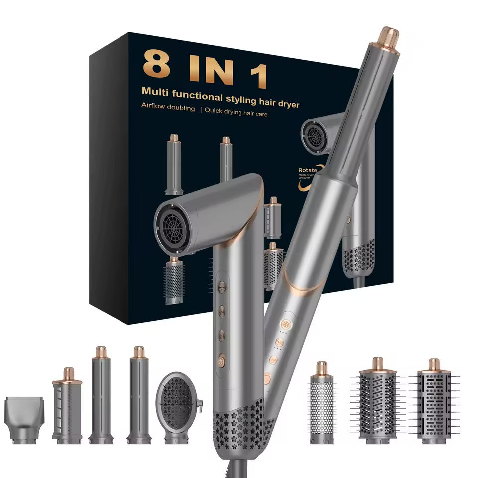 Glam Vortex™ - 8 in 1 Air Wrap Hair Styler