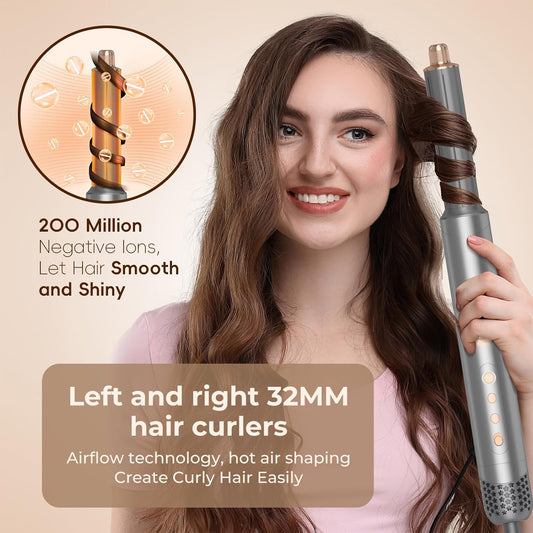 Glam Vortex™ - 8 in 1 Air Wrap Hair Styler