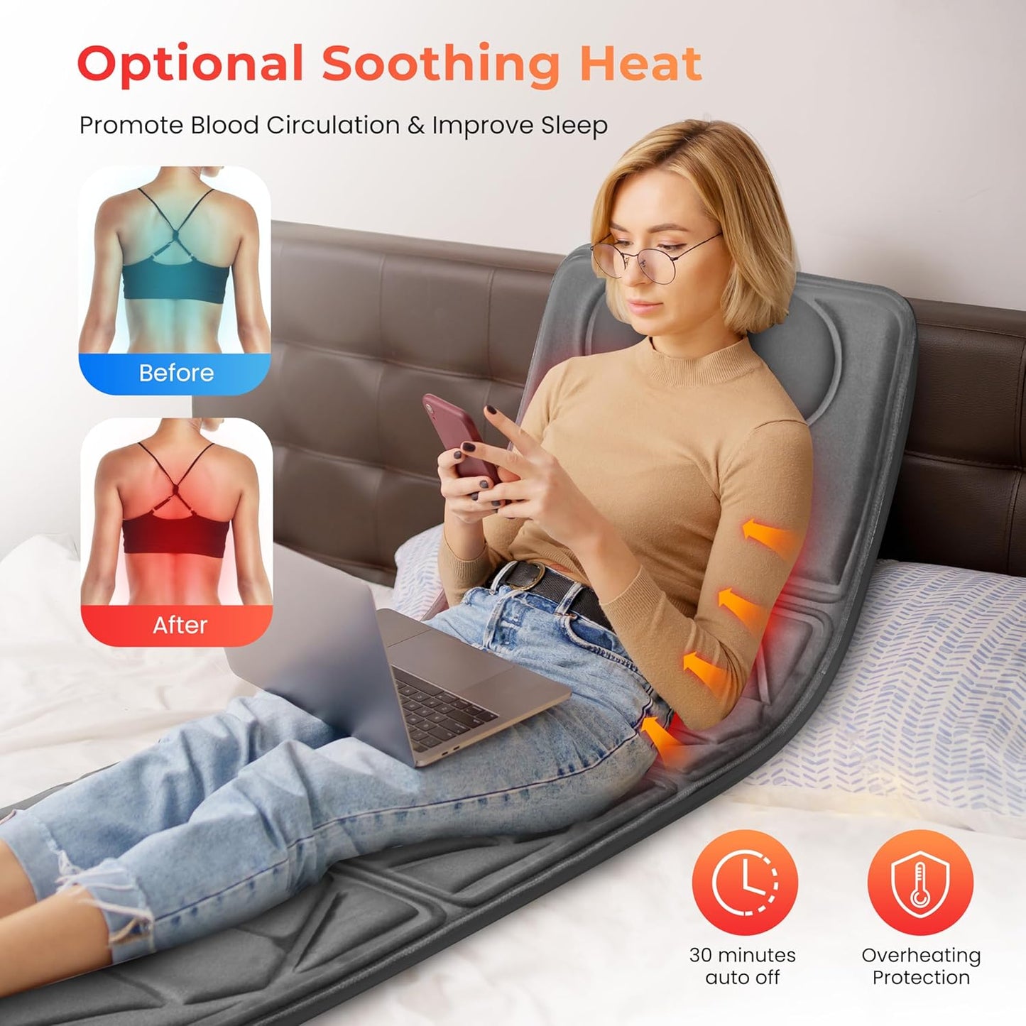 Soothe-Bed™ - Body Ease Massage Mattress