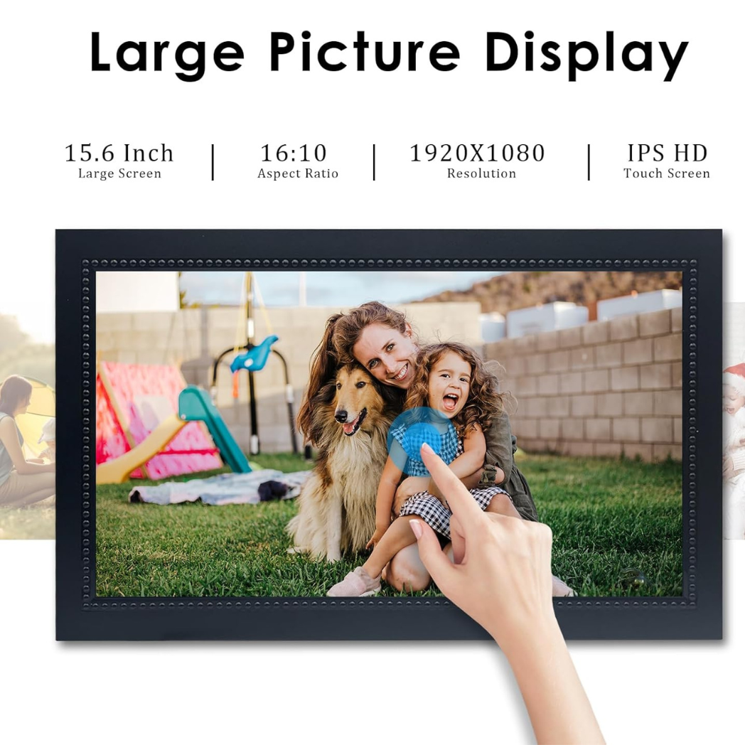 Memories Alive™ - WiFi Digital Photo Frame IPS Touch Screen