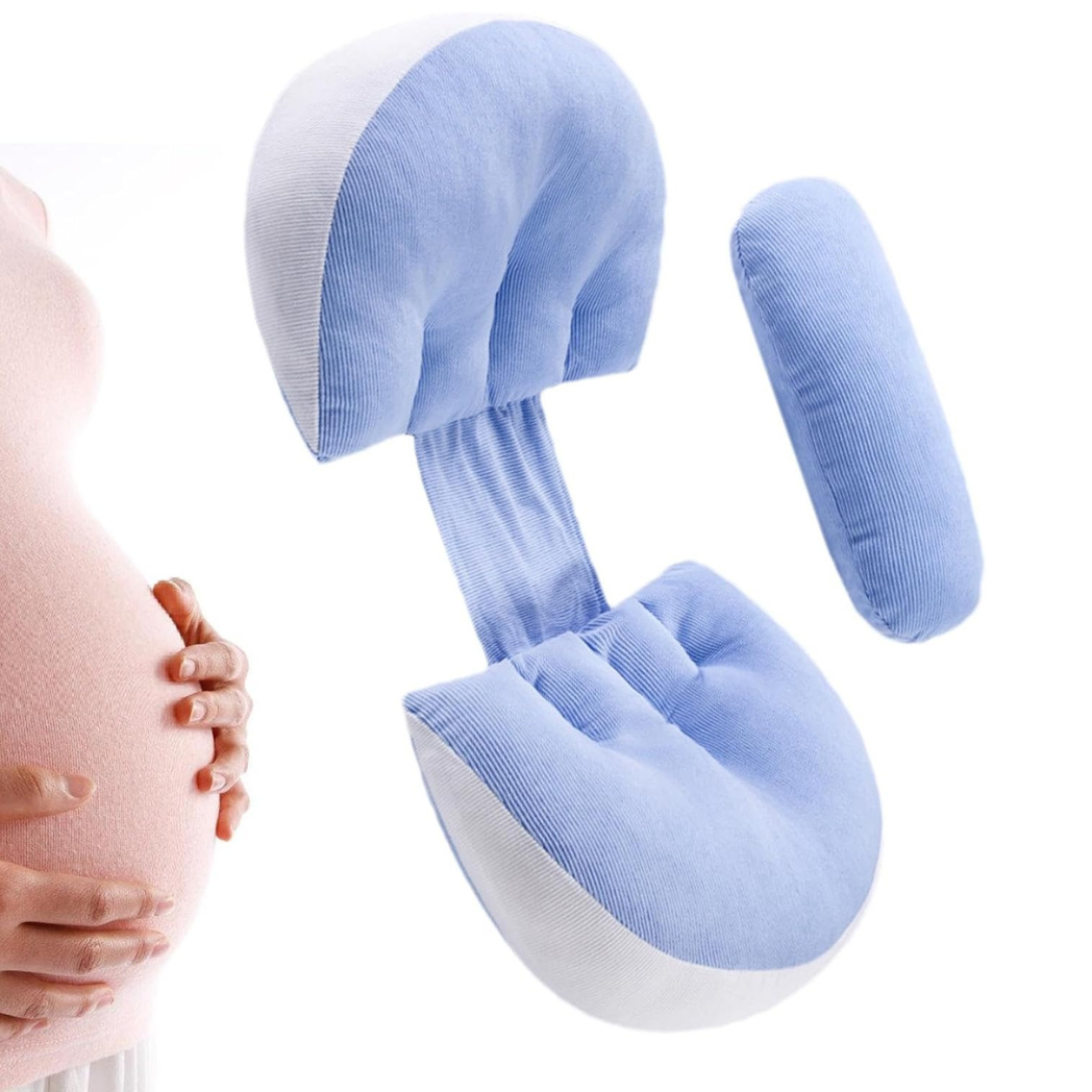 BumpNest™ - Pregnancy Pillow with Waist and Belly Support for Side Sleepers